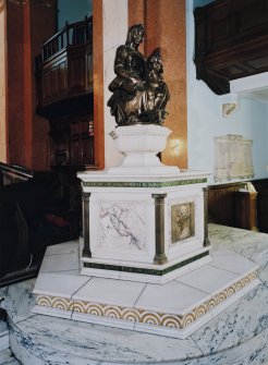 Interior, view of font