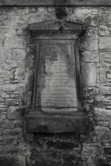 Detail of Mowat family tombstone