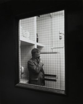 52 Melville Street, interior.
Detail of wine bins, including Geoffrey B. Quick, photographer.