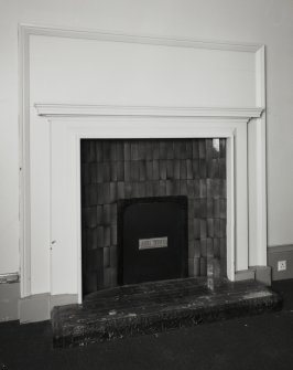 52, 54, 56 Melville Street, interior.
Detail of fireplace.