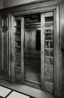 Entrance hall, view of lift doors from North West
Interior of The Caley Cinema