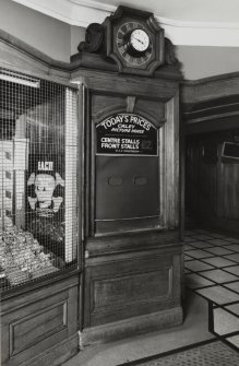 Entrance hall, view of kiosk from North West
Interior of The Caley Cinema