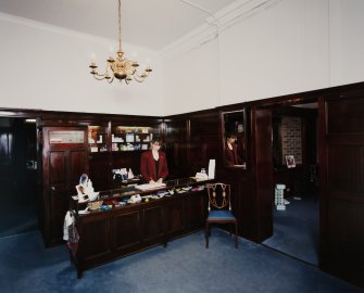 Interior view from South East of reception area of 94 - 98 Lothian Road