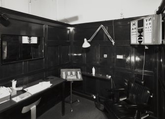 Interior view of consulting cubicle in 94 - 98 Lothian Road