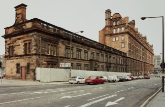 View of railway parcels office from SE.