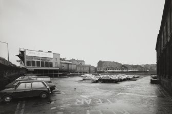 General view from NE of Goods Station area on Lothian Road (and site of Festival Square)