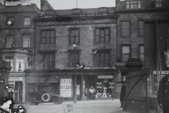 View from West of Temperance Hotel, building on site (before construction) of Caley Cinema on Lothian Road