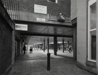 Detail of North pedestrian entrance.