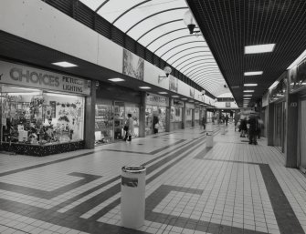 View of Great Junction Street mall from South.