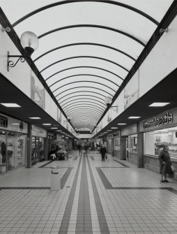 View of Great Junction Street mall from North.