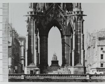 Detail of base, view from south