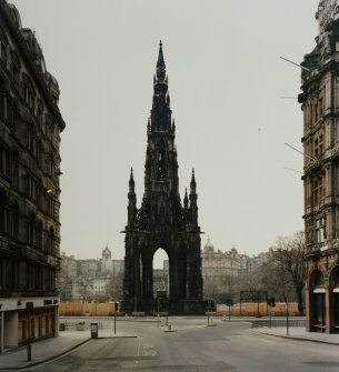 View of Scott Monument from north