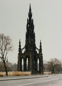 View of Scott Monument from north west