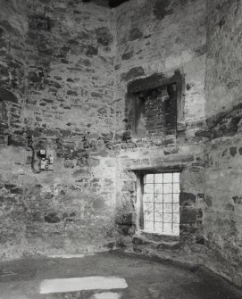 Interior showing fireplace