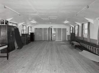 Interior. View of old hall from E