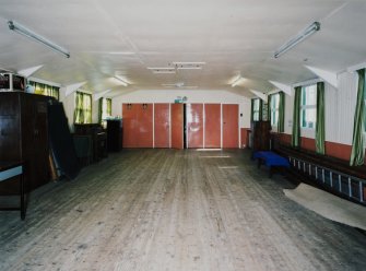 Interior. View of old hall from E