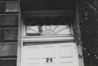 29 Northumberland Street.
Detail of type B fanlight.