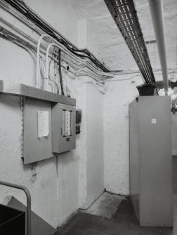 Sub-basement level. Detail of corner of South gable