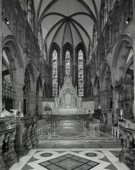 Interior.
View of choir and apse ended chancel.