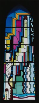 Detail of Paolozzi window.