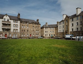 Edinburgh, Piershill Square East.
View of North East corner from South-West.