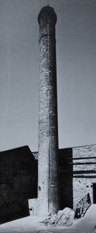 Edinburgh, Portobello, Pipe Street, Thistle Potteries.
View of chimney stack.