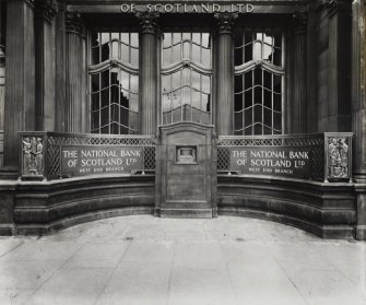 National Bank of Scotland, detail of exterior.