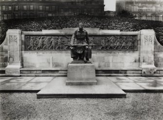 View of the memorial from south.