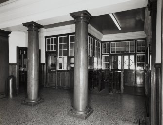 Edinburgh, Portobello, 57 Promenade, Portobello Baths.
View of entrance hall from South, interior.