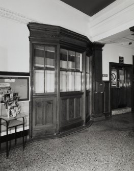 Edinburgh, Portobello, 57 Promenade, Portobello Baths.
View of kiosk, interior.