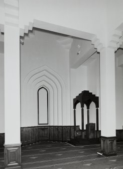 Interior. Side chapel. View of mihrab