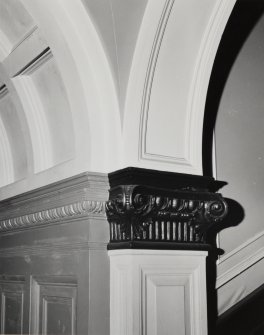112 Princes Street, Conservative Club, interior.    Entrance hall, detail of pilaster (2).