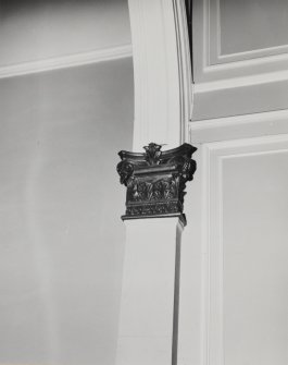 112 Princes Street, Conservative Club, interior.   Staircase, hall, detail of pilaster (6).