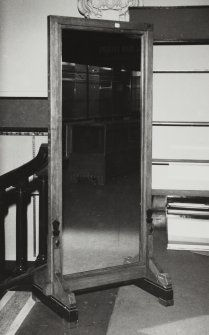 30 Princes Street, first floor, detail of 1930's mirror on north west landing.