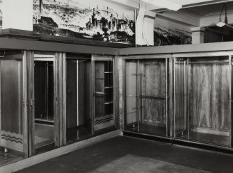 30 Princes Street, second floor, detail of display cabinets.