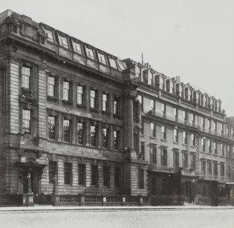 Street elevation from north east showing Mary Erskine School.