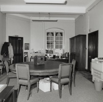 Interior, west office, view from South.