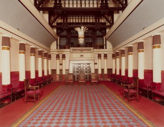 75 Queen Street, Egyptian and Royal Arch Halls; Main hall, interior view from south