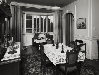 Interior-view of original Bedroom (now Dining Room) from East.
