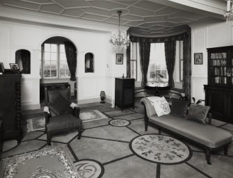 Interior-view of Drawing Room from North East.