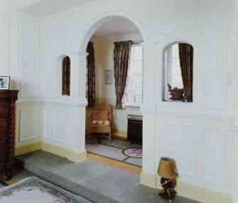 Interior-view of Boudoir at South East corner of Drawing Room from North West.