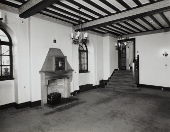 Lower ground floor, dining room, view from North West.