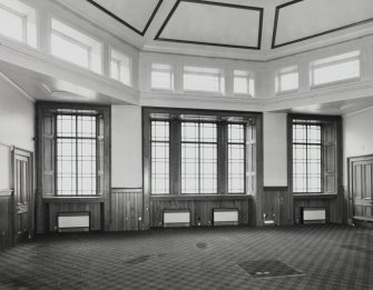 Interior, ground floor, room to W of assembly hall, view from S