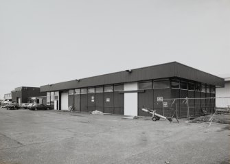 Turnhouse Airport.
View of West range from South South East.