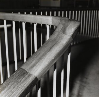 Turnhouse Airport, interior.
Detail of bannister.