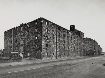 Edinburgh, Leith, Salamander Street, Seafield Maltings.
General view of street frontage from West.