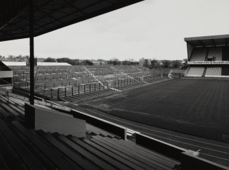 View of north terracing, from west stand