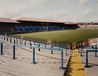 View of ground from south east corner of terrace