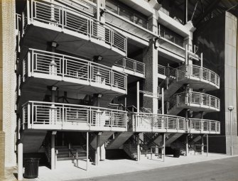 Phase two, south stand, access stairway, detail