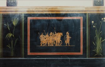 22 Royal Circus, interior
Detail of wall painting in lobby